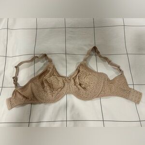 Wacoal Women’s Halo Lace Underwire Bra, natural nude, size 32G